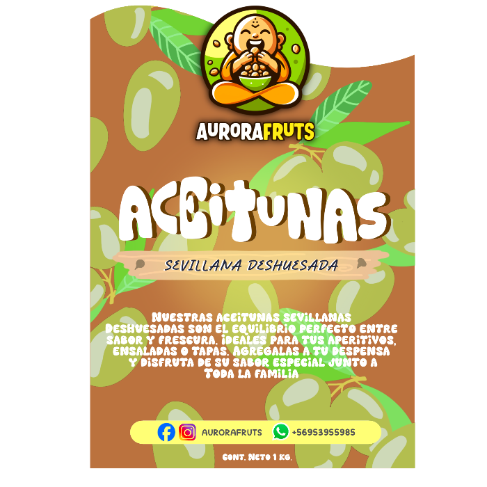 Aceituna sevillana deshuesada