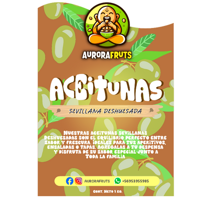 Aceituna verde rebanada