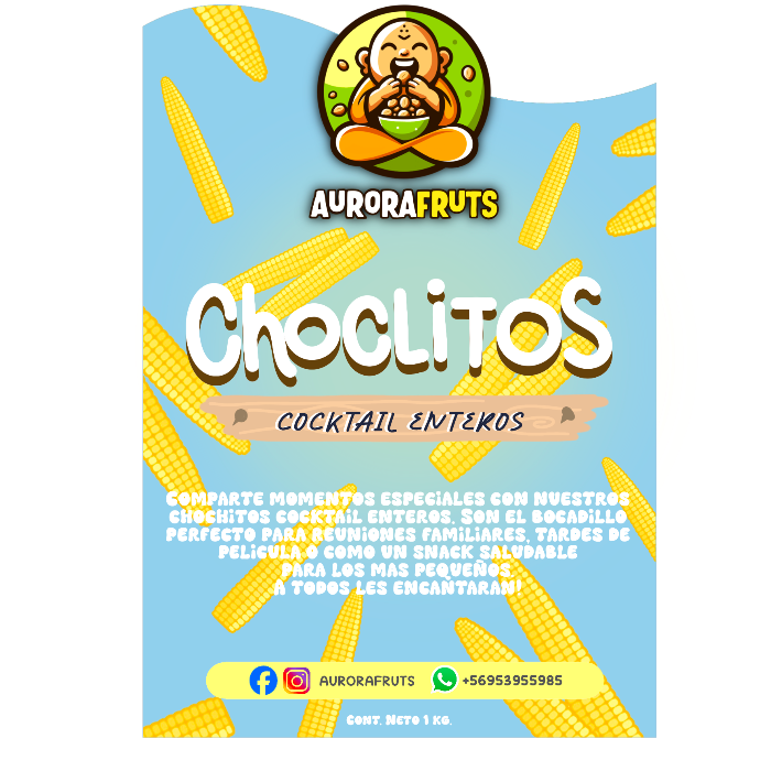Choclitos cocktail enteros