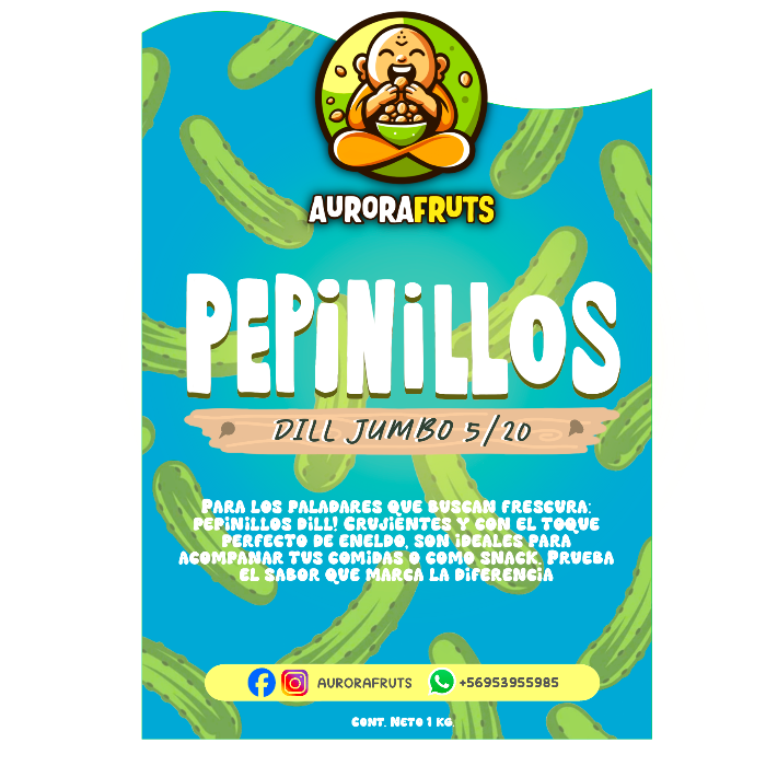 Pepinillo Dill Jumbo 5/20