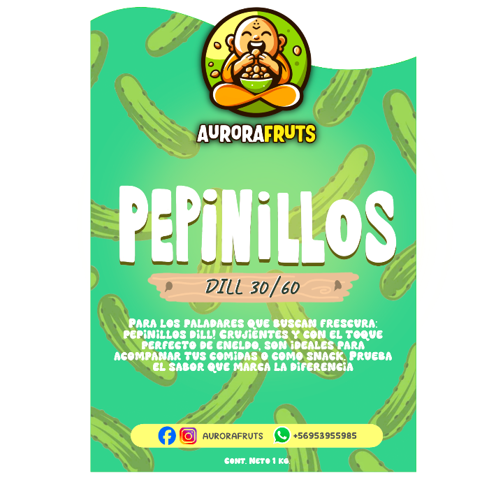 Pepinillos Dill 30/60